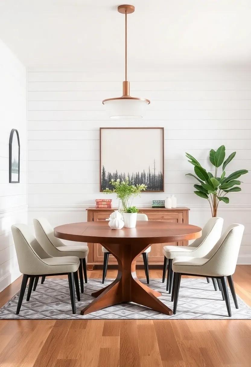 Statement Walls: Exploring Shiplap and Wallpaper for Unique Focal Points