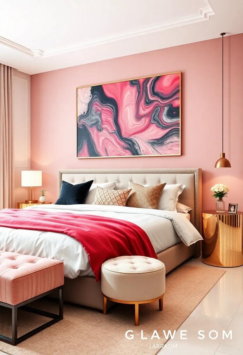 Incorporating⁤ Bold Artworks to Infuse Character and‌ Chic​ Style Into ‌Your Glam Bedroom