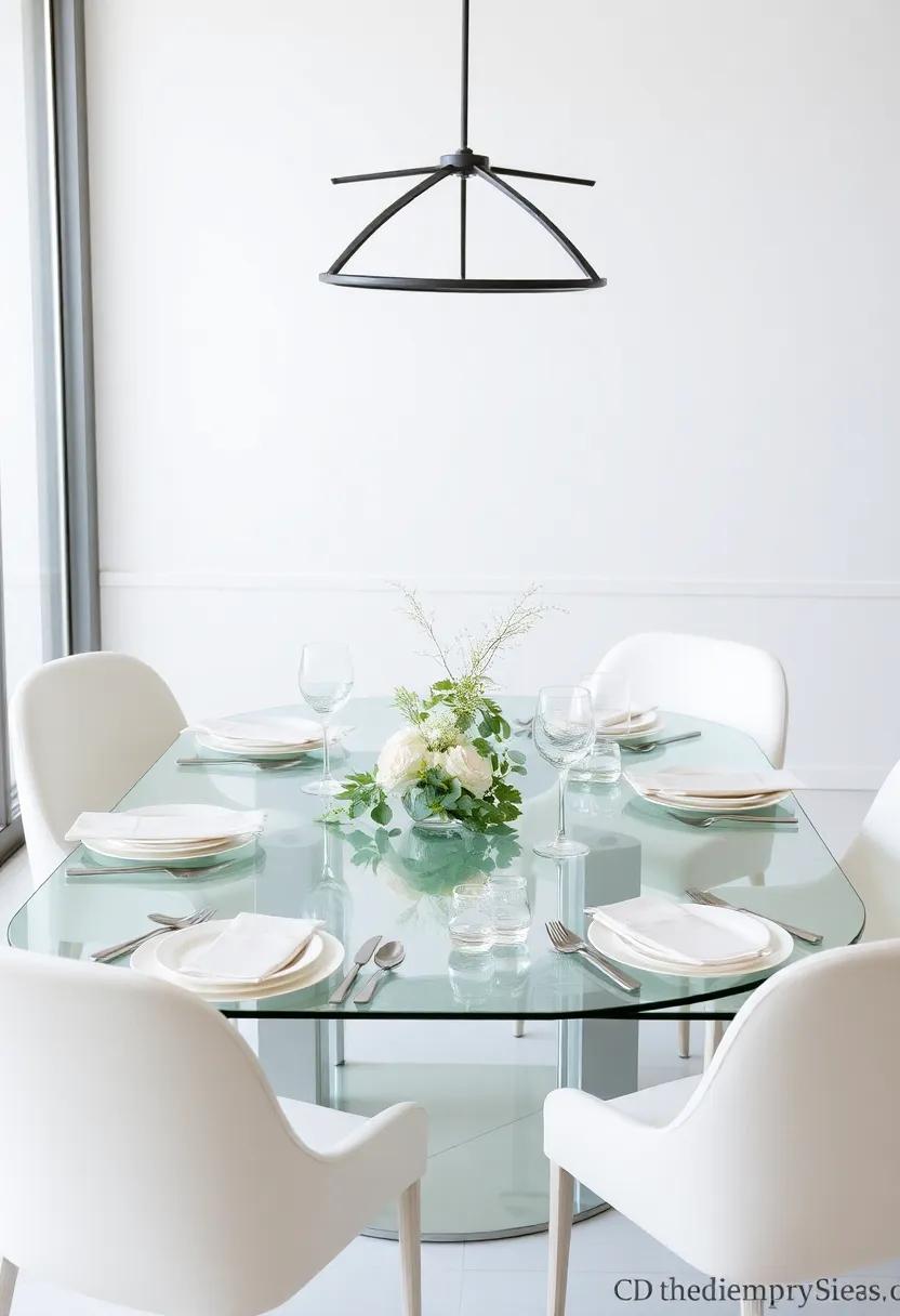 Elegant Table Settings for Seasonal Gatherings with a Glass Dining Table