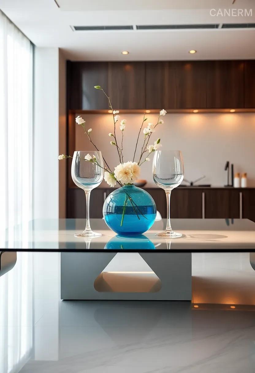 Using Glass as a Canvas: Decorating with Artistic Centerpieces