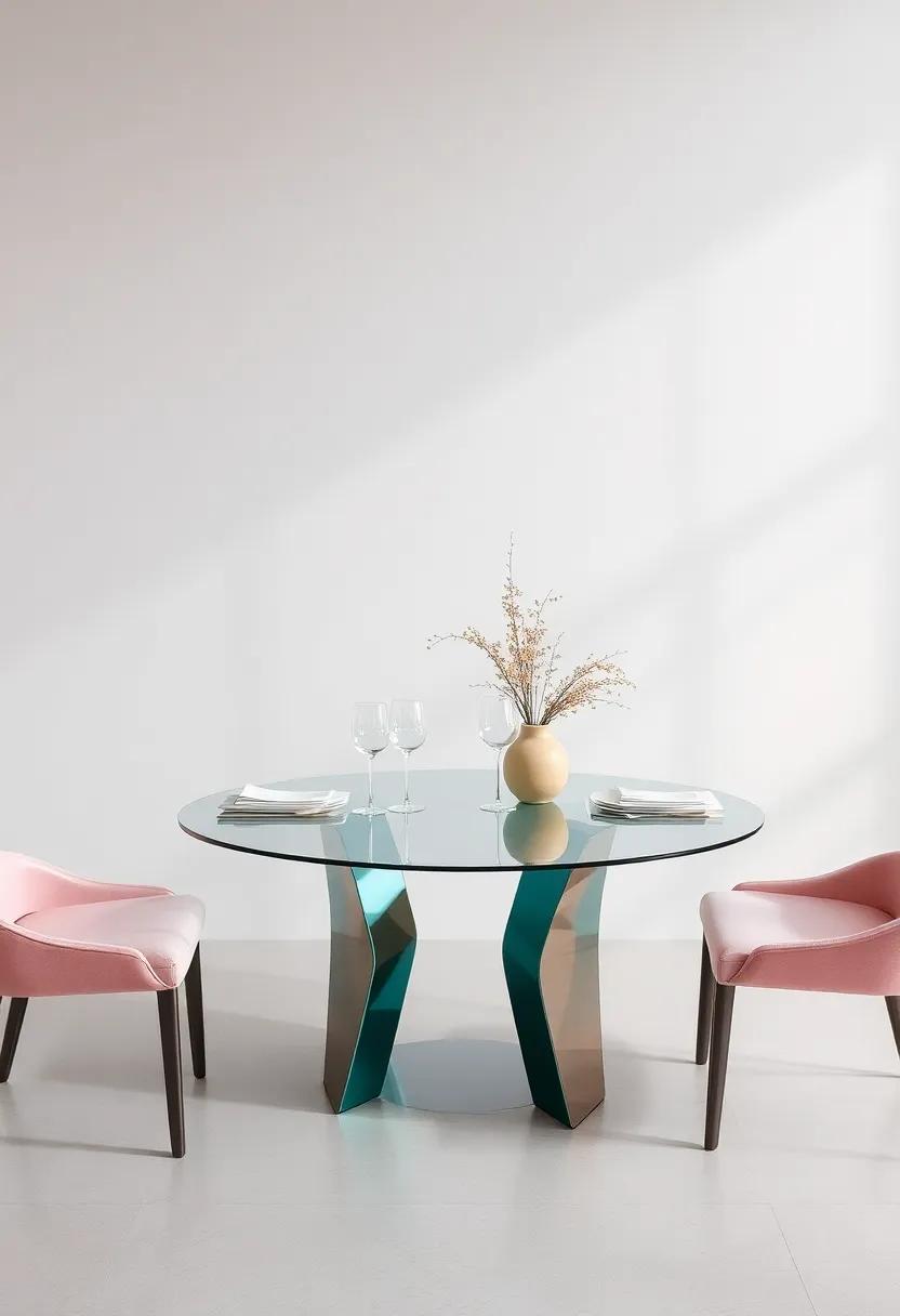 Layered Textures and Colors to Elevate your Glass Dining Experience