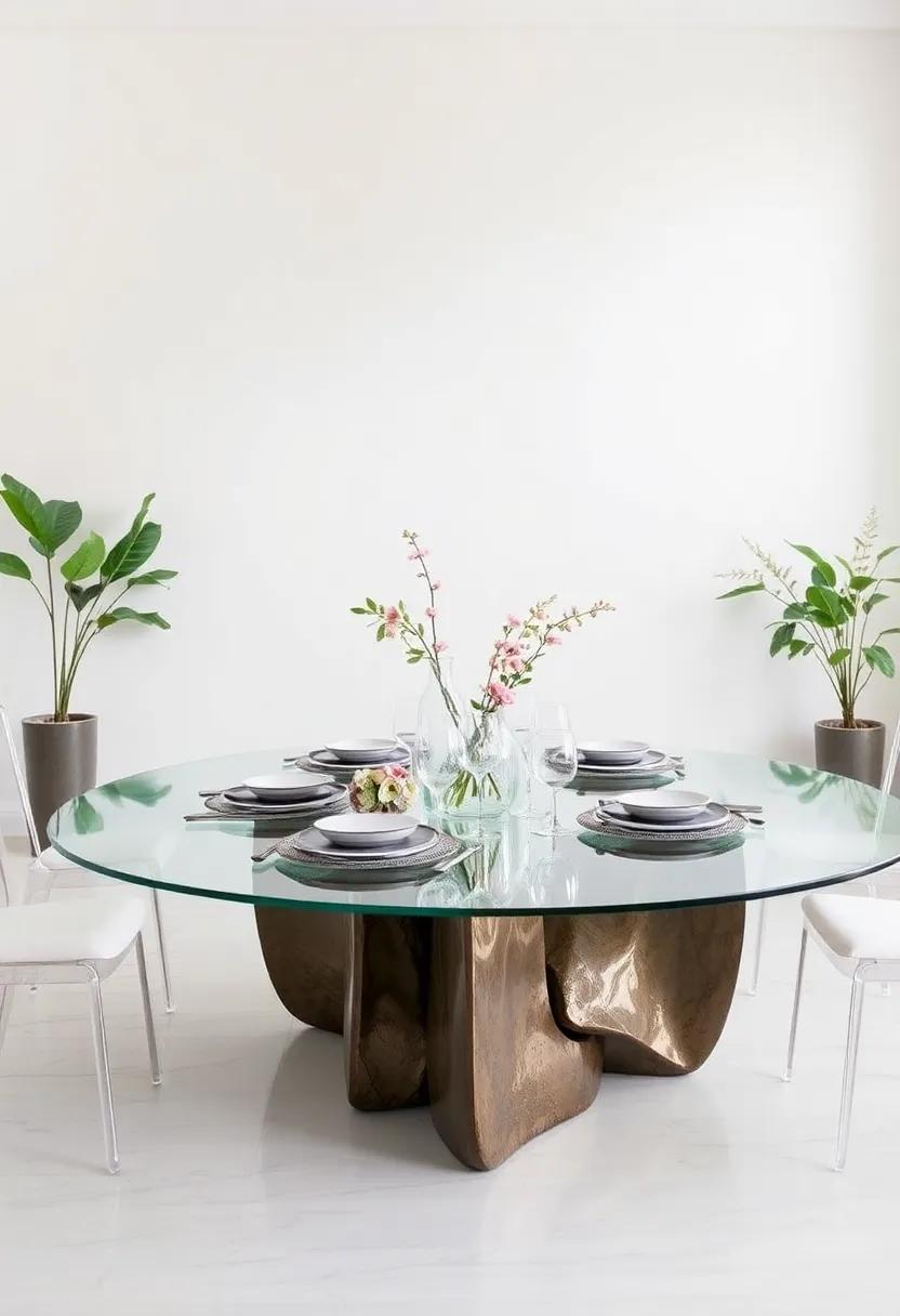 Incorporating Nature with Centerpieces That Shine on Glass Surfaces