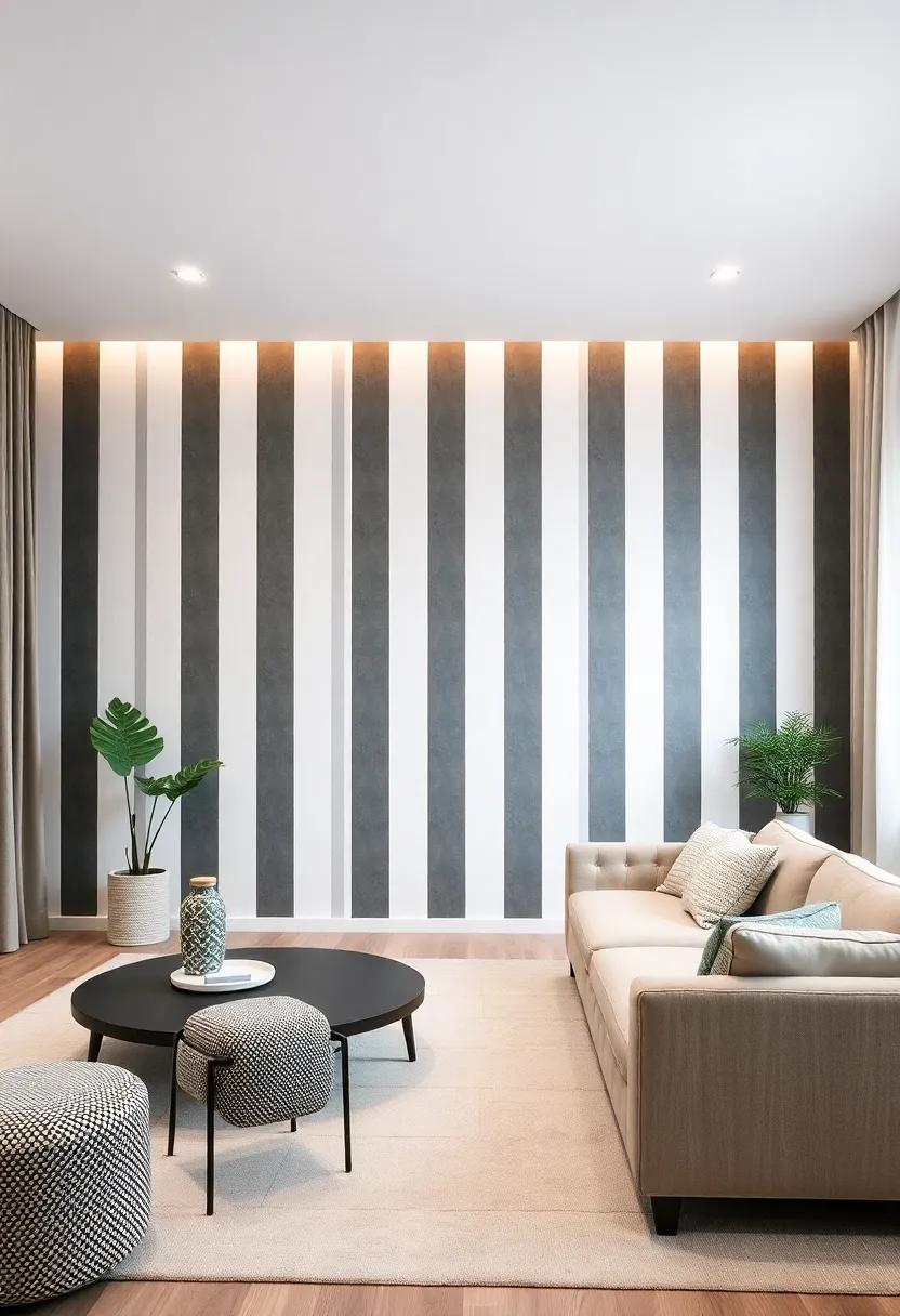 The Illusion of Height: How ​Stripes Can Elevate ‍Your Room