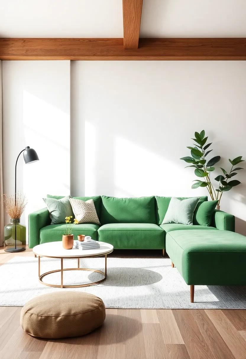 Seasonal Adaptation: Dressing Your Green Velvet⁣ Sofa for Year-Round Appeal