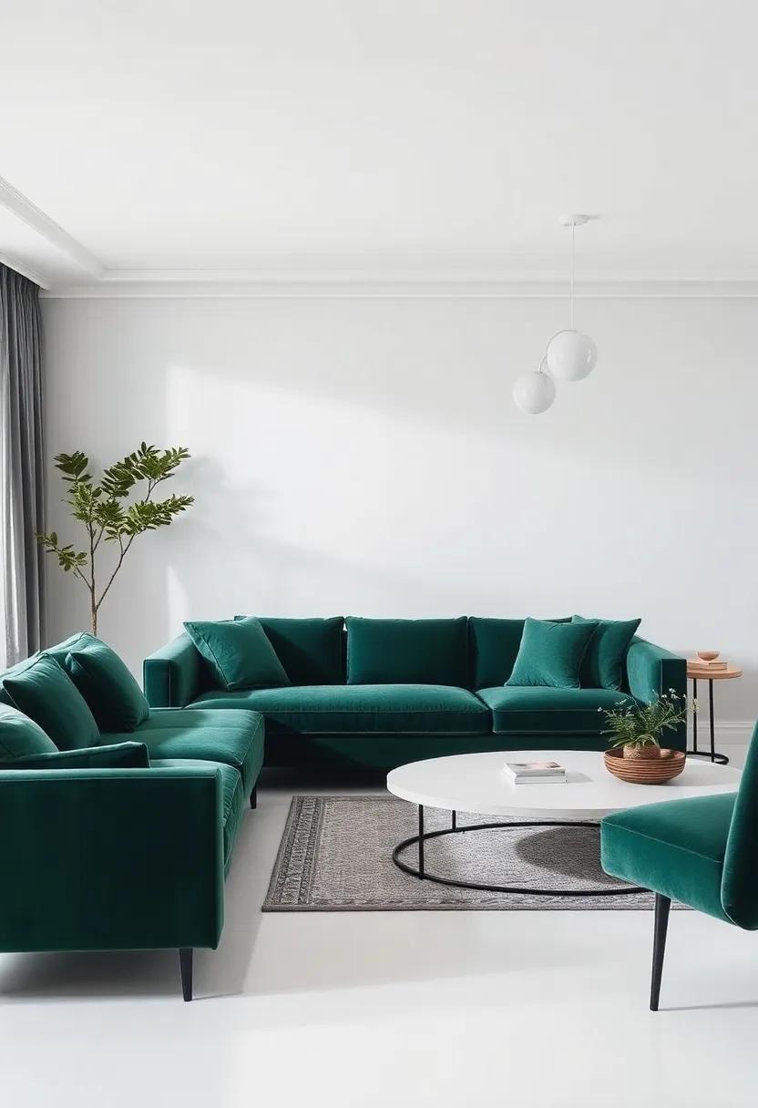 Versatile Aesthetics: Styling Your​ Green Velvet ‍Sofa for Any ​Theme