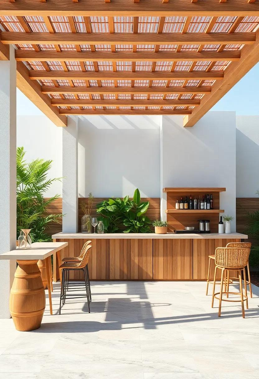 Embrace Nature with ⁢Eco-friendly Outdoor Bar Materials for‍ Sustainable Design