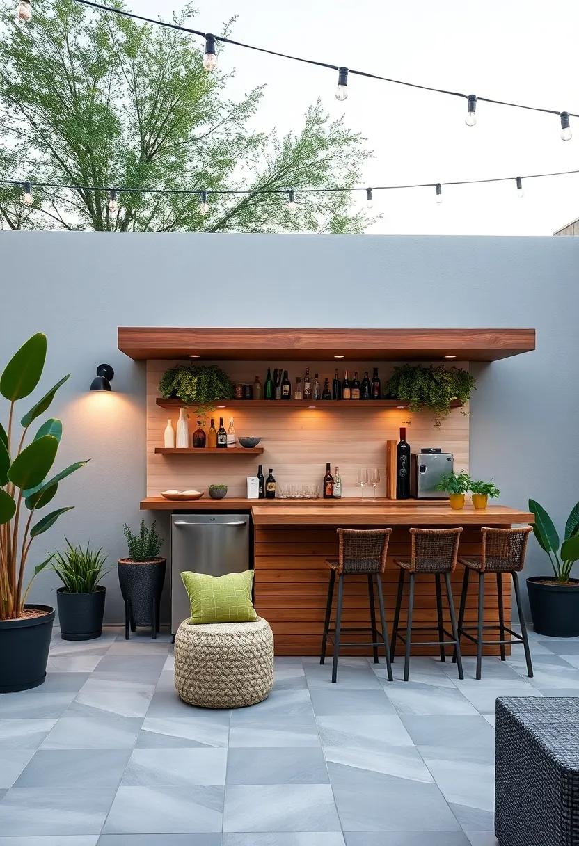 Maximizing Small Spaces with Creative Outdoor Bar Designs