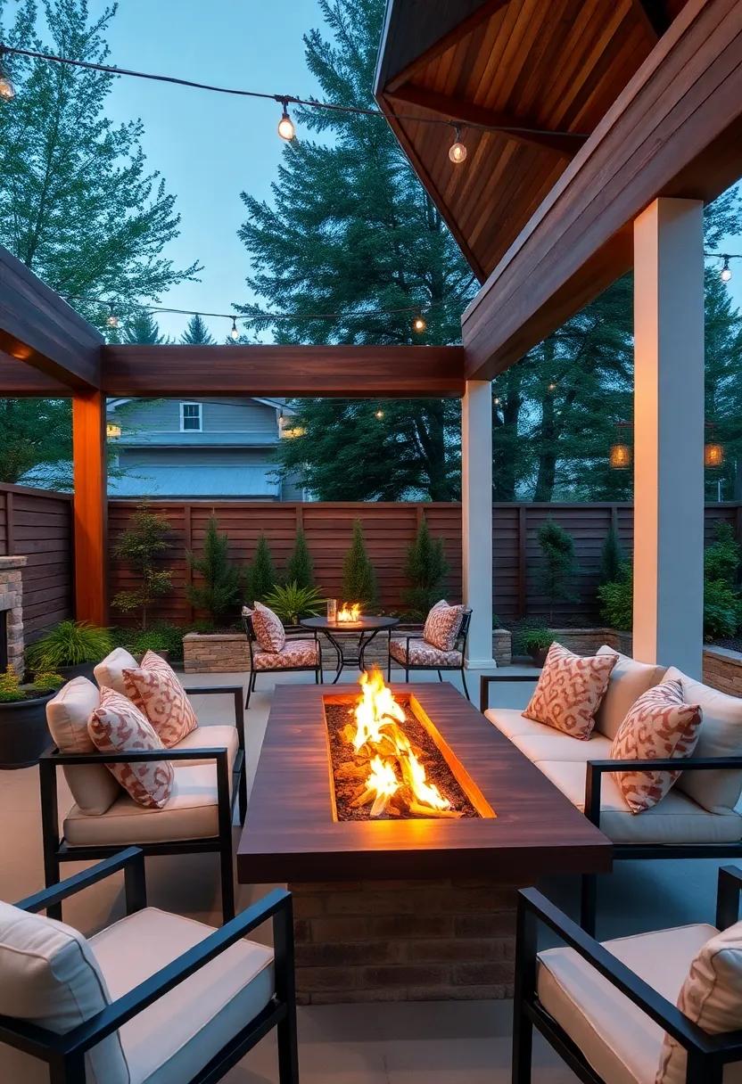 Cozy‍ Fire Features:⁤ Adding Warmth and Comfort ​to Al Fresco Gatherings