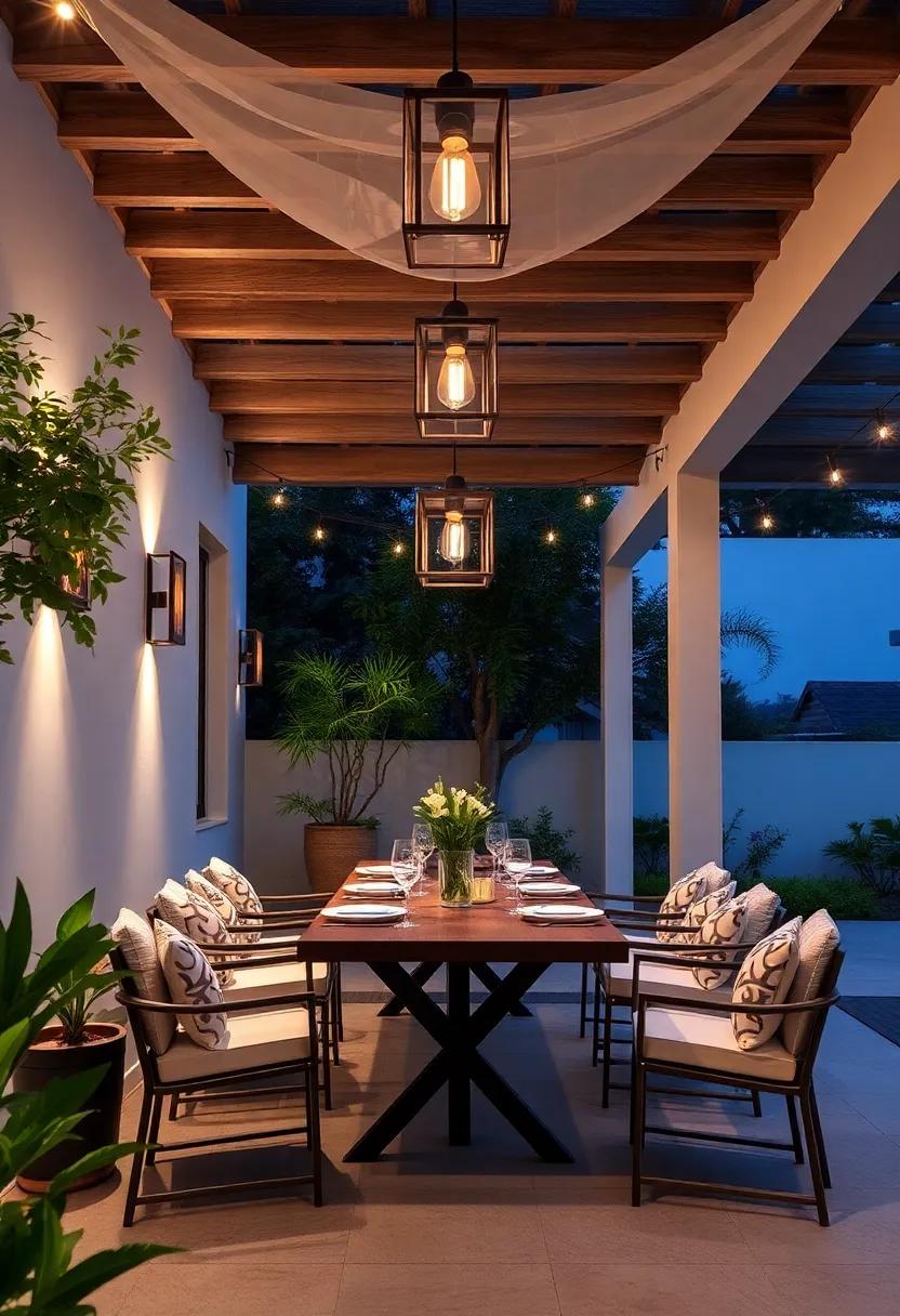 Elegant Lighting Solutions: Setting the Mood⁣ for​ Memorable ⁢Outdoor Dinners