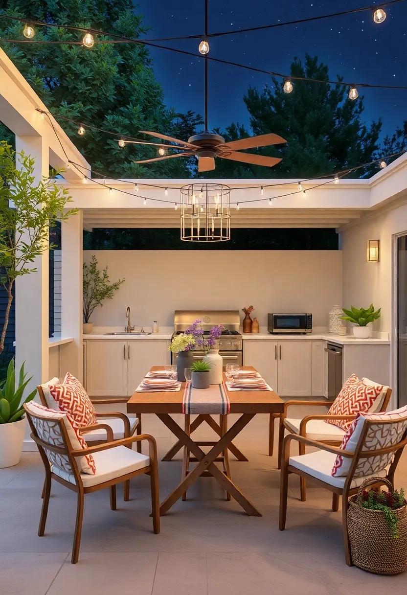 Dining Al Fresco: Crafting an Inviting Eating Space Under the Stars