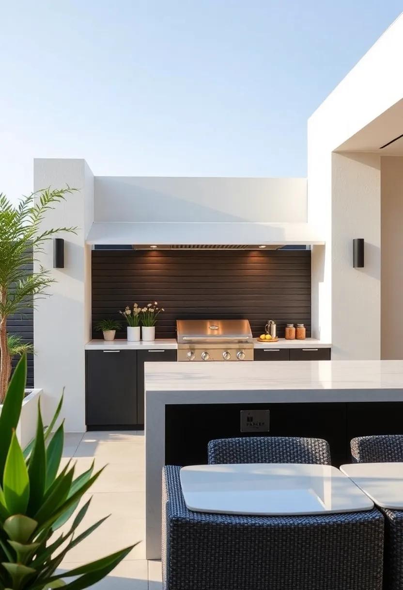 sleek and Modern: Designing an Outdoor⁢ Kitchen With Minimalist Appeal