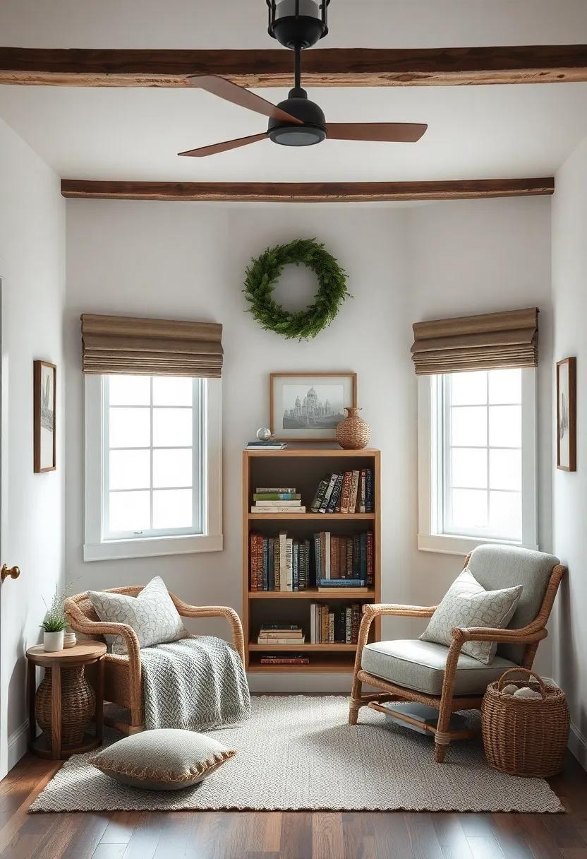 Cozy Reading Nooks: ⁢Crafting a Mini Library with⁤ Rustic Flair