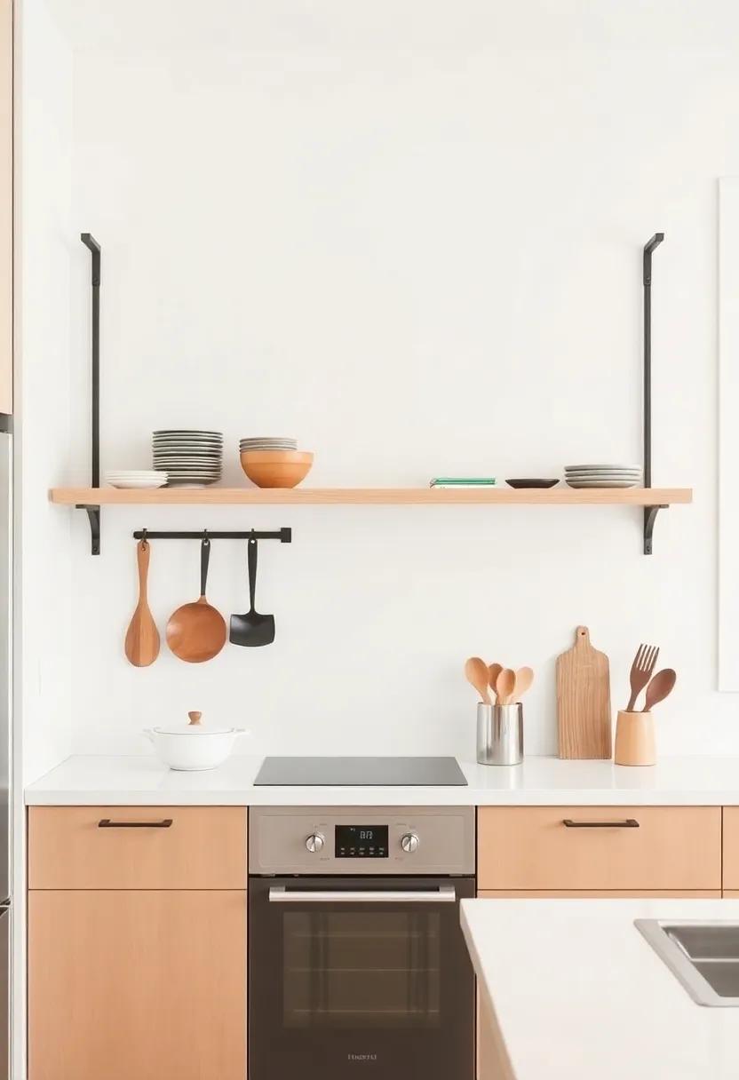 Open Shelving: Showcasing Utensils ‌without ⁤Clutter