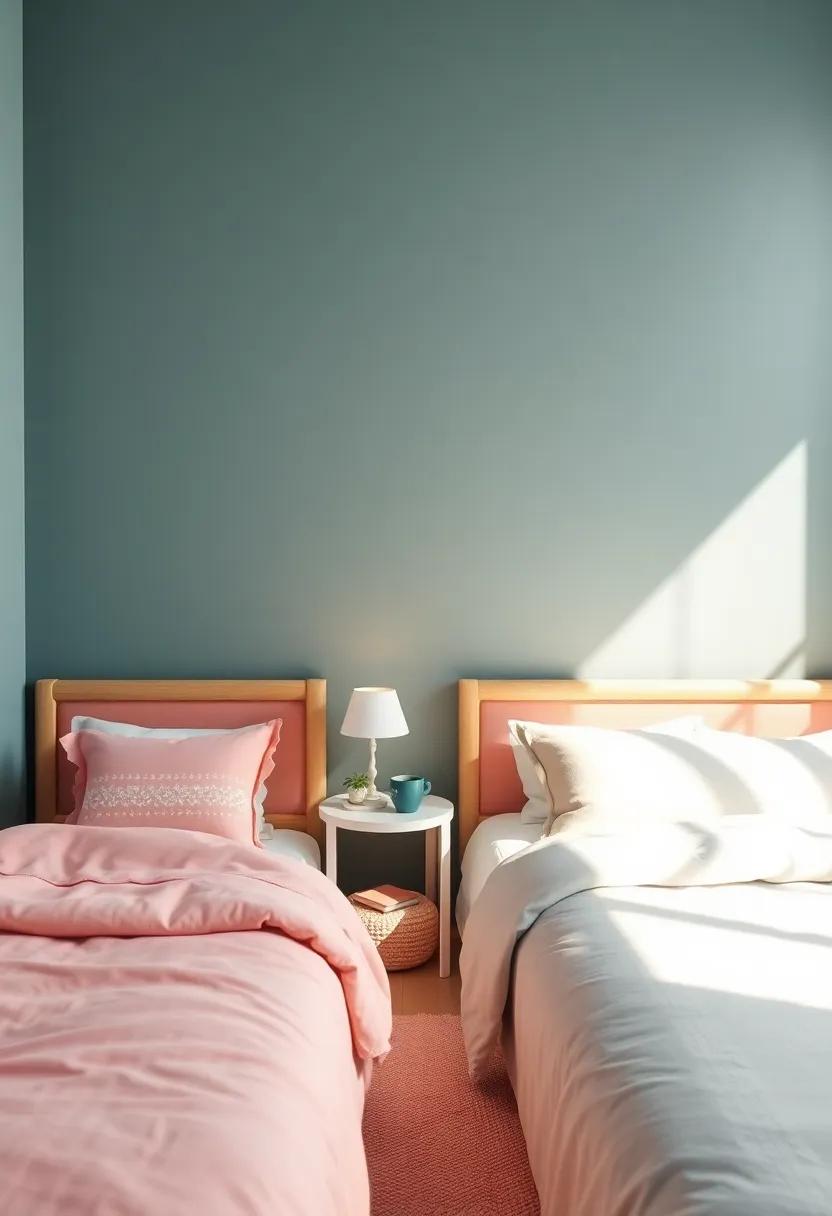 Charming Color⁣ Palettes that Bring Warmth and Coziness to a Shared Girls' Room