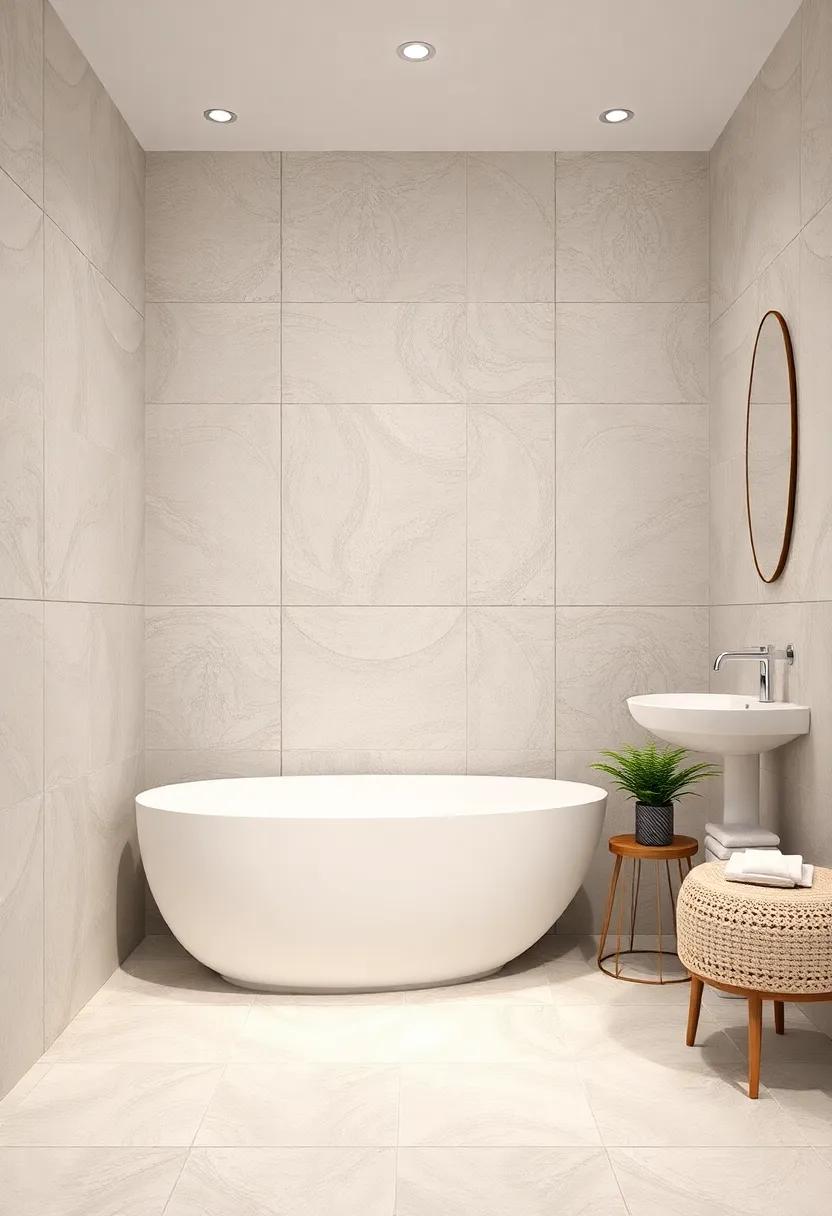 Choosing the‌ Right Tile Material for Stunning Small Bathroom Floors