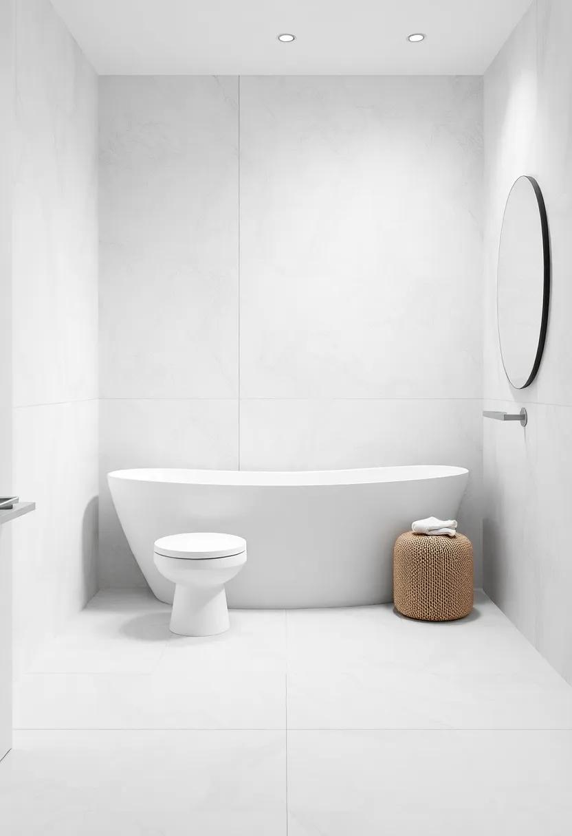 Minimalist Aesthetics: Clean Lines and simple designs for Small Bathrooms