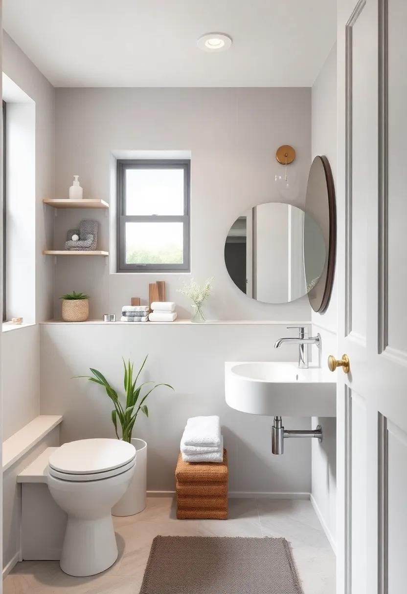 Bathroom Nooks Transformed into Functional Storage Havens