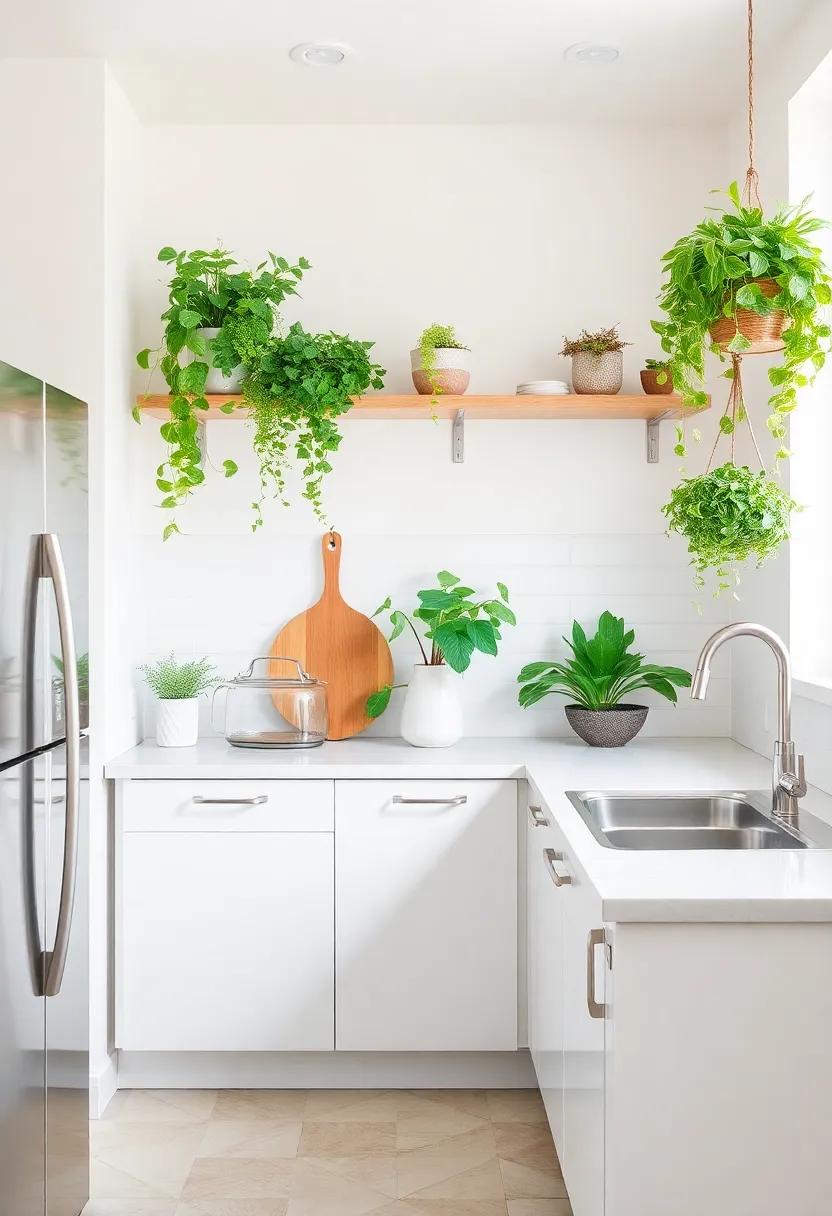 Beautiful Greenery Options That Add Life ‌to Compact Kitchens