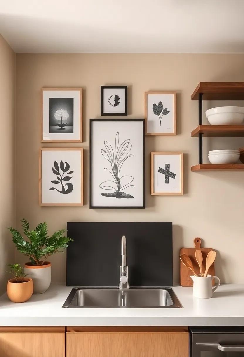 Unique Art Displays That Personalize Limited Wall Areas