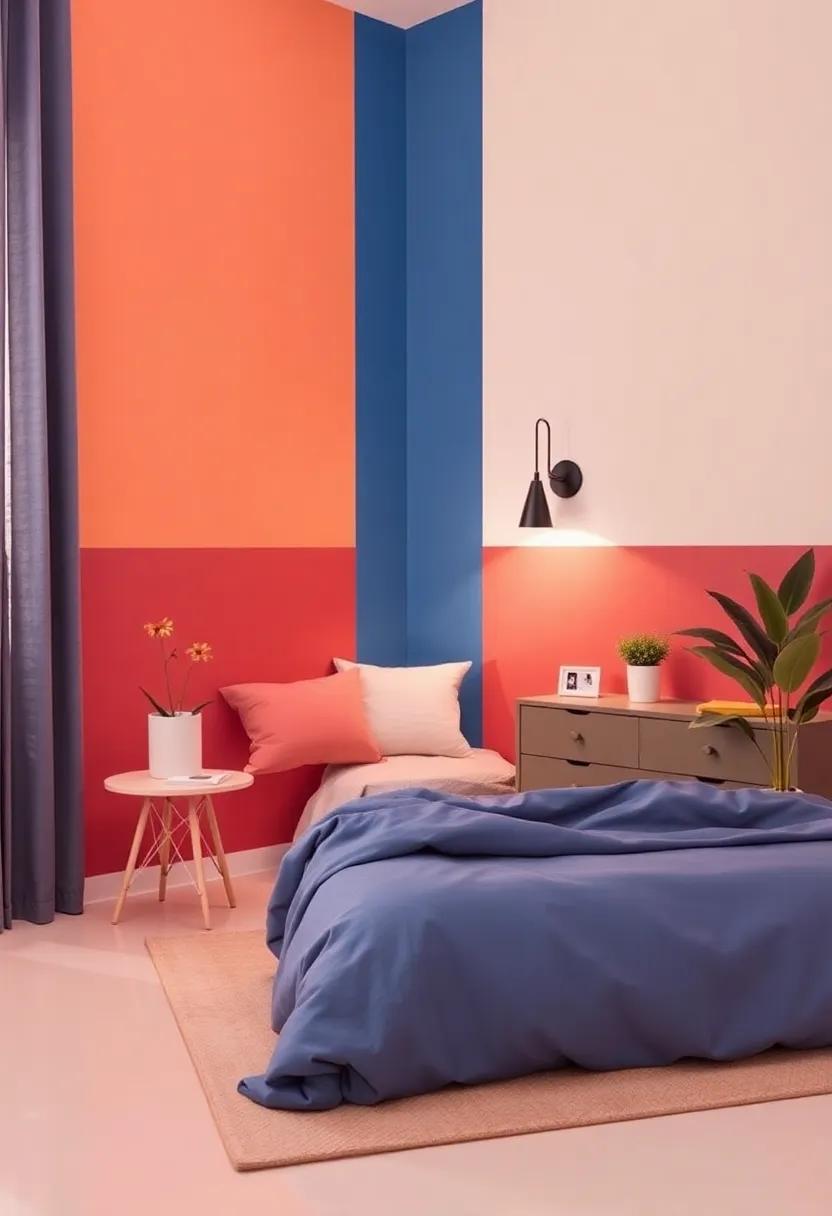 Lighting the Mood: Color Blocking with Creative Light Fixtures