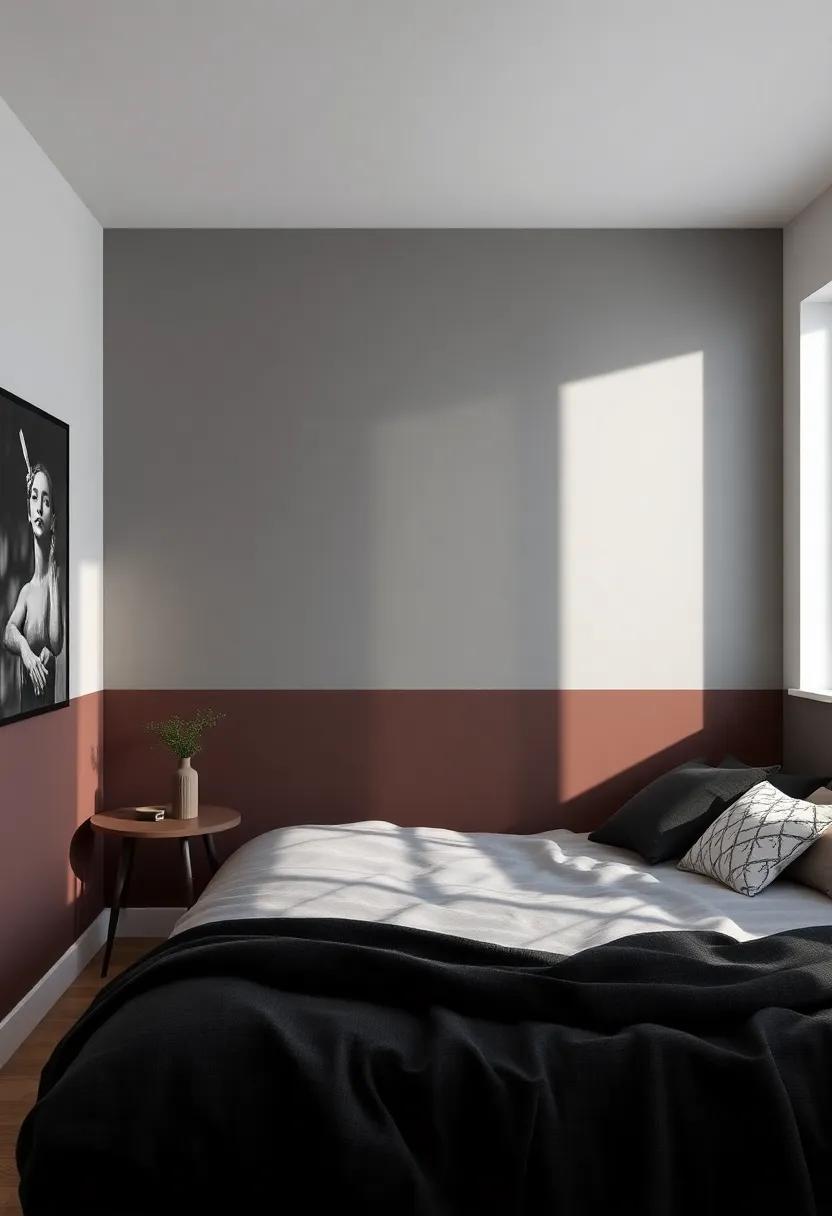 Bold‌ Statements: Using Dark Tones ⁤to Define Small Room areas