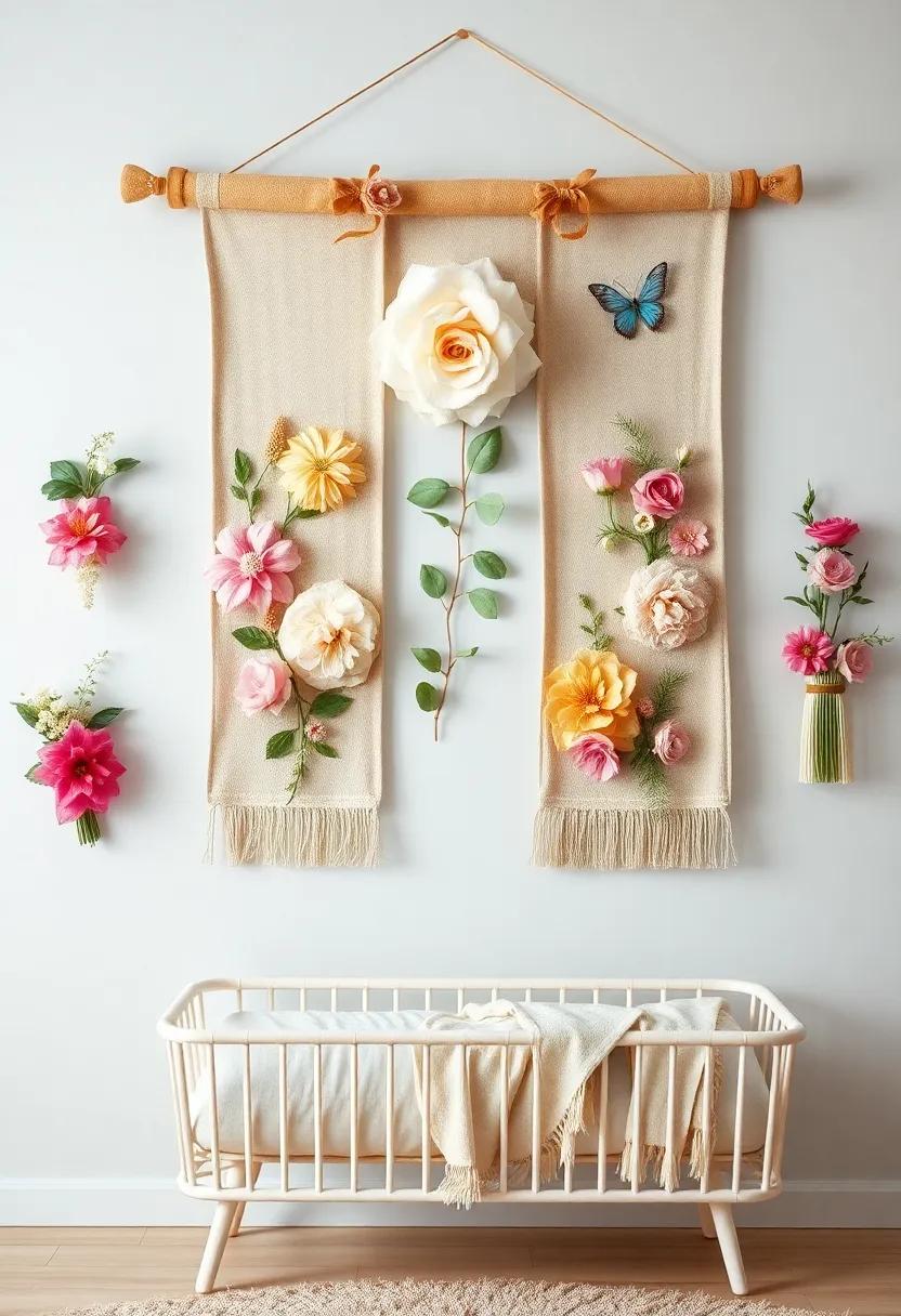 Artful Wall Hangings⁤ Showcasing Floral⁤ Masterpieces